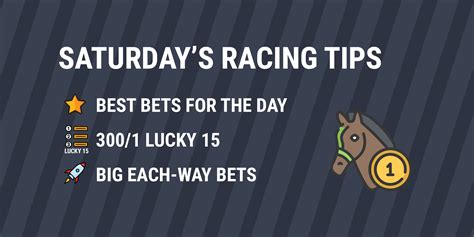 best racing tips for saturday.